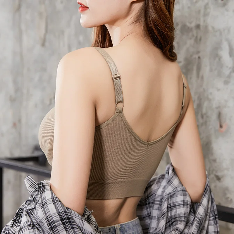 女性用シームレスワイヤーフリーブラレット、フルカップ、通気性 - Sleep Bra Bralette のレビューと価格