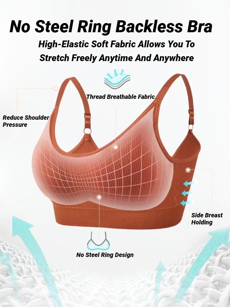 シームレスブラジャー 女性用 フルカップ 通気性ブラレット  - Sleep Bra Bralette のレビューと価格