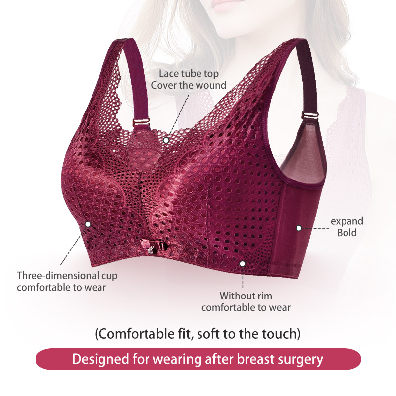 女性用乳房切除術後シリコン製人工乳房ブラジャー 2-in-1 - Mastectomy Bra Pocket のレビューと価格
