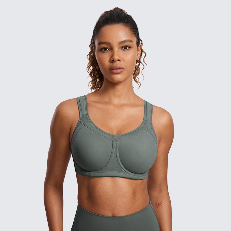 SYROKAN 女性スポーツブラ高衝撃性取り外し可能なパッド - Full Coverage Bra のレビューと価格