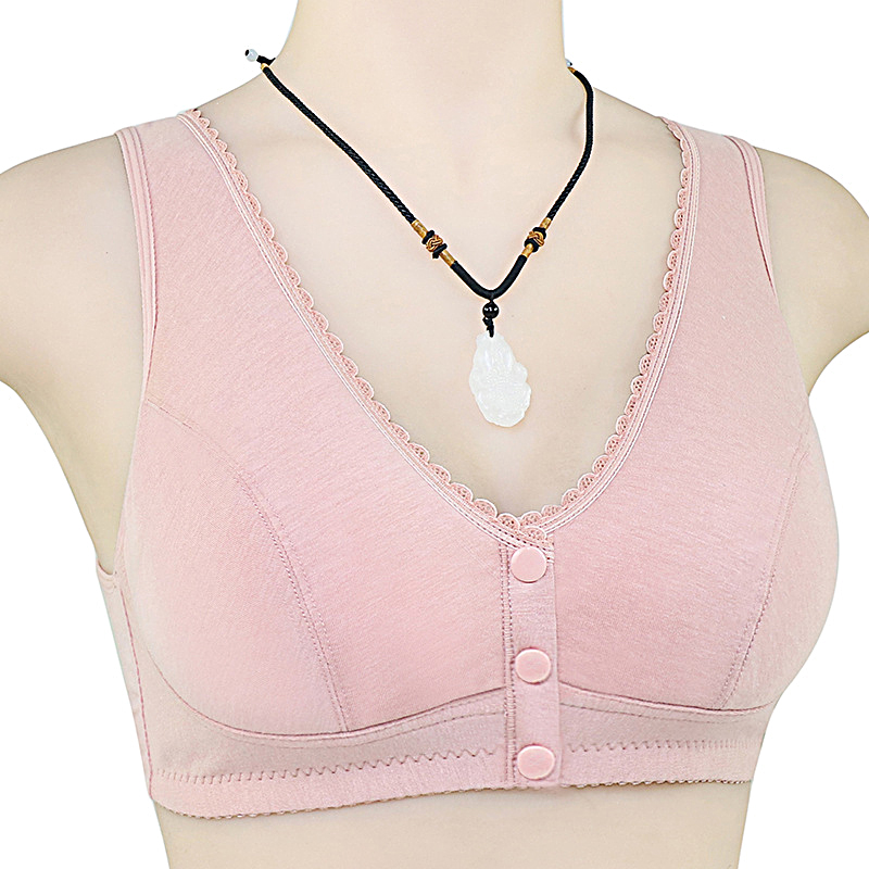 女性用、全面カバー、前留めタイプ、ワイヤーなし、パッドなし、 - Full Coverage Bra のレビューと価格