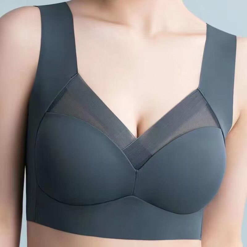 セクシーなシームレスブラジャープッシュアップスポーツブラジャ - Mastectomy Bra Pocket のレビューと価格