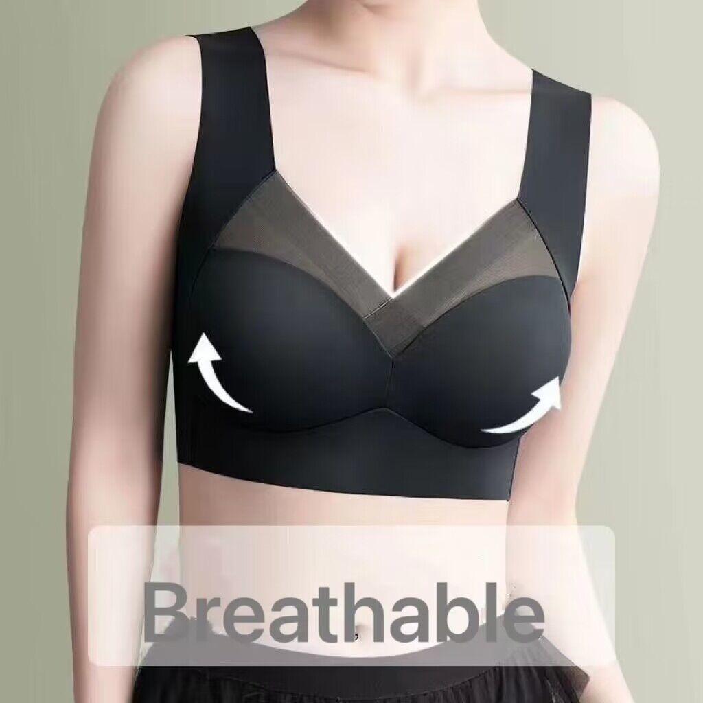 セクシーなシームレスブラジャープッシュアップスポーツブラジャ - Mastectomy Bra Pocket のレビューと価格